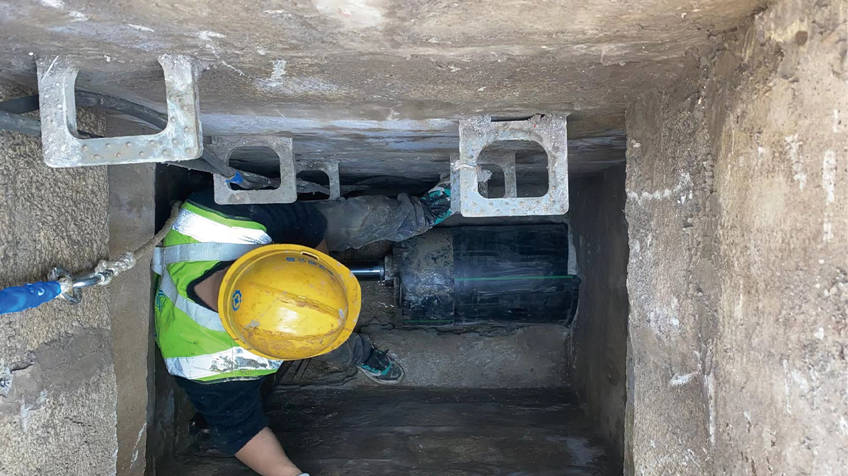 特克斯HDPE短管内衬法